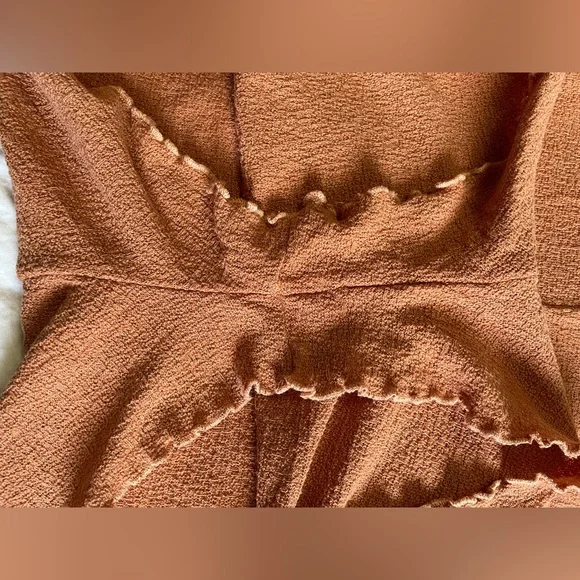 Billabong Fade Away Knit Romper in Burnt Orange - Picture 11 of 16